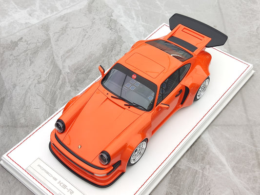RUNNER 1/18 Porsche KS-R Limigita Eldono Modelaŭto-Ornamaĵoj