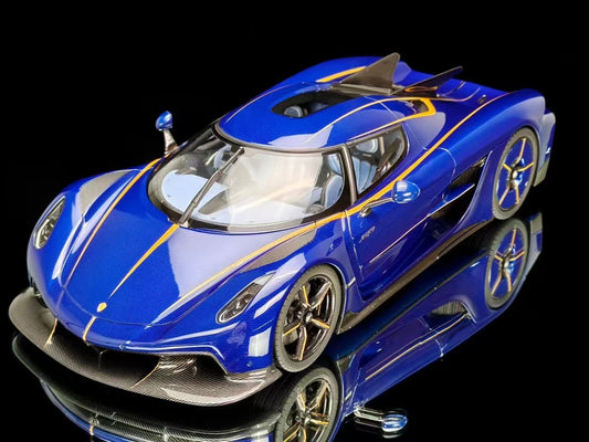 Frontiart 1/18 Koenigsegg Jesko Absolute Edition Carbon Dark Blue
