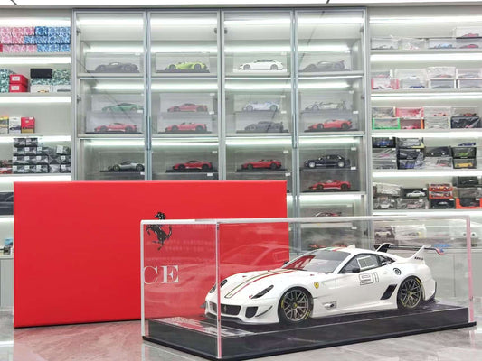 CE 1/18 Ferrari 599 XX EVO #91 White Resin Model JS-CE018