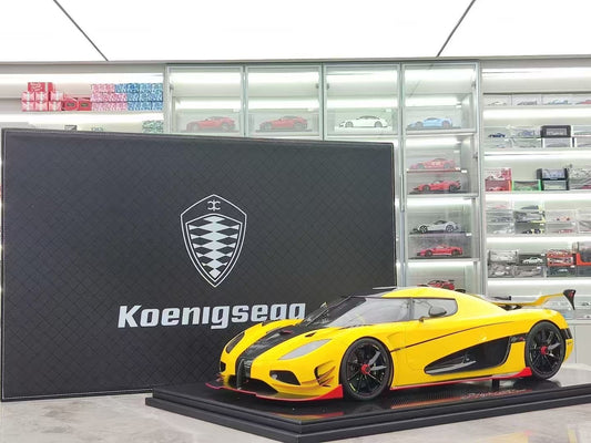 FRONTIART 1/8 Koenigsegg Agera ML Locke Yellow FA172