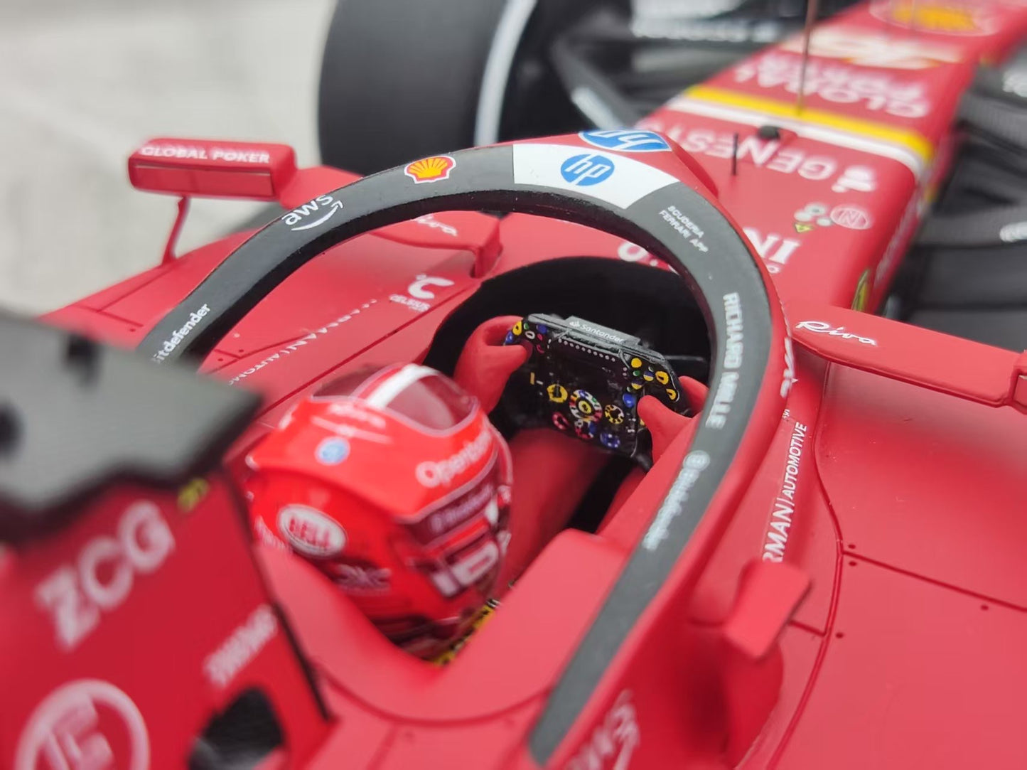 Looksmart 1/18 Ferrari SF-24 2024 US Austin GP Winner Charles Leclerc #16 Red LS18F1067