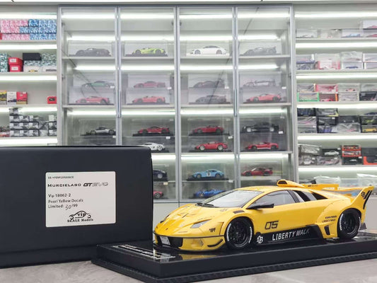 VIP 1/18 Lamborghini Murcielago GT EVO Pearl Yellow Resin Model VIP170