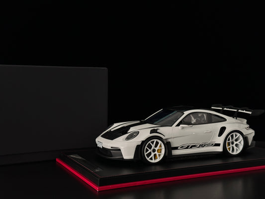 IVY 1/12 Porsche 992 GT3 RS White with White Wheels IVY242