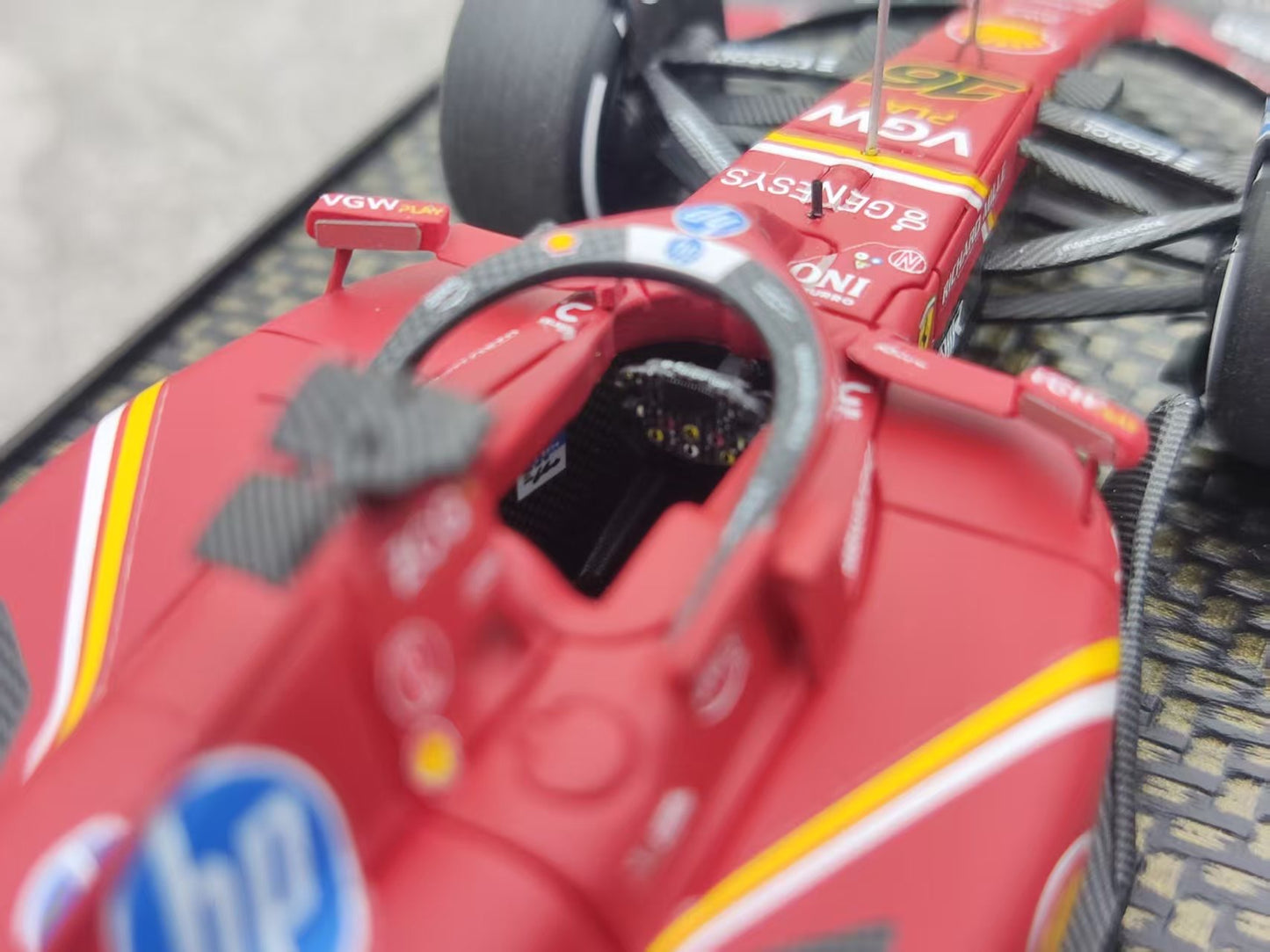 BBR 1/43 Ferrari SF24 Monza GP 2024 Leclerc Winner #16 Red BBRC307ACH