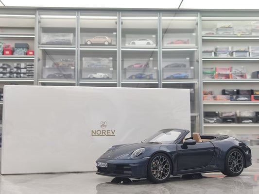 NOREV 1/18 Porsche 911 Carrera Cabriolet 2025 Yacht Blue 187180