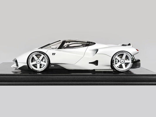 Frontiart 1/18 Nilu27 White Limited Edition Simulated Model Car