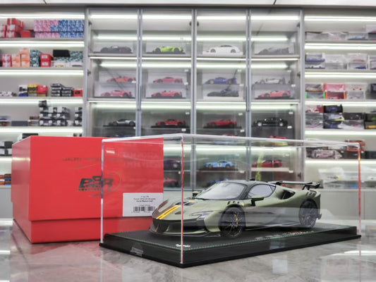 BBR 1/18 Ferrari SF90xx Opaco Verde Masoni Model Car P18237R