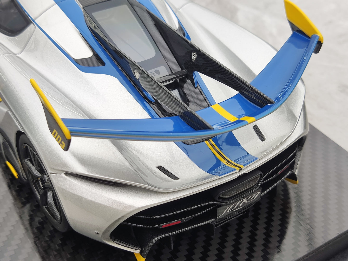 FRONTIART 1/18 Koenigsegg Jesko Attack Moon Silver FA112