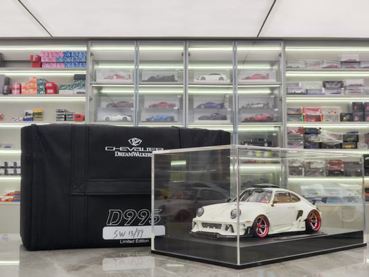 Dreamwallers 1/18 Porsche 911 Modified White Simulated Car Model C-D995-SW01