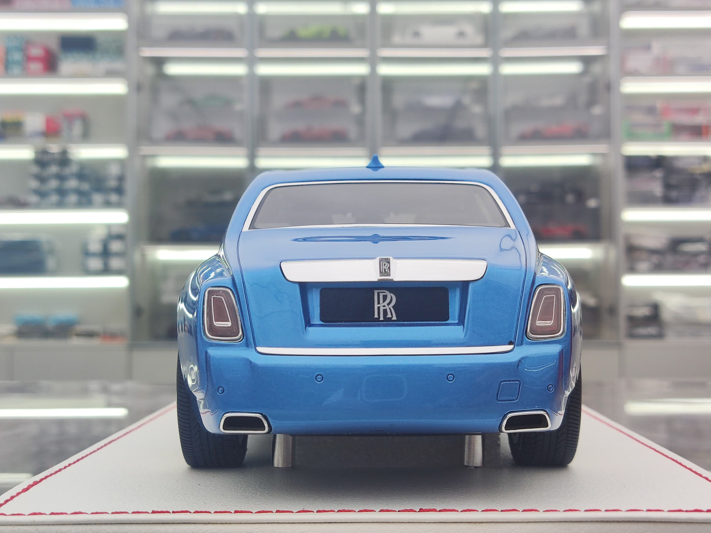 SC 1/18 Rolls-Royce Phantom VIII Blue Resin Car Model JS-SC001