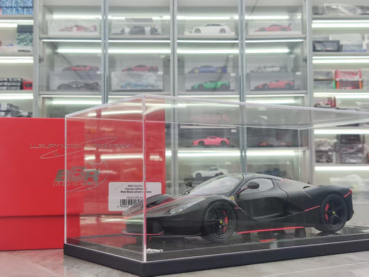 BBR 1/18 Ferrari LaFerrari Asolong Car Carbon Base Matte Black BBR182239A