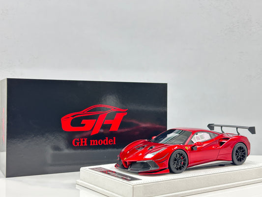 GH MODEL 1/18 Ferrari 488 Challenge Evo Metallic Red GH018