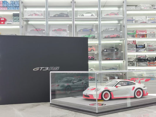 TIMOTHY&PIERRE 1/18 Porsche 911 GT3 RS Sonderwunsch Colorful White/Pink TP186