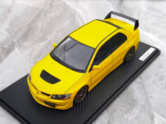 IG 1/18 Mitsubishi EVO MR Yellow IG3837