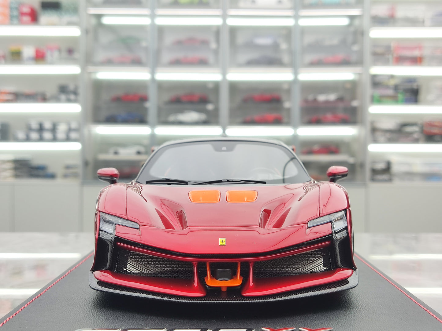 STRADA MODELLO 1/18 Ferrari SF90 XX Metallic Red Limited Edition Model Car Ornaments STR002