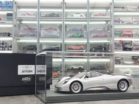 BBR 1/18 Pagani ZONDA C12 001 (20th Anniversary Edition) Silver P18170A