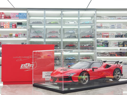 BBR 1/12 Ferrari SF90 XX Stradale Red Limited Edition Simulation Model Car BBR1220C