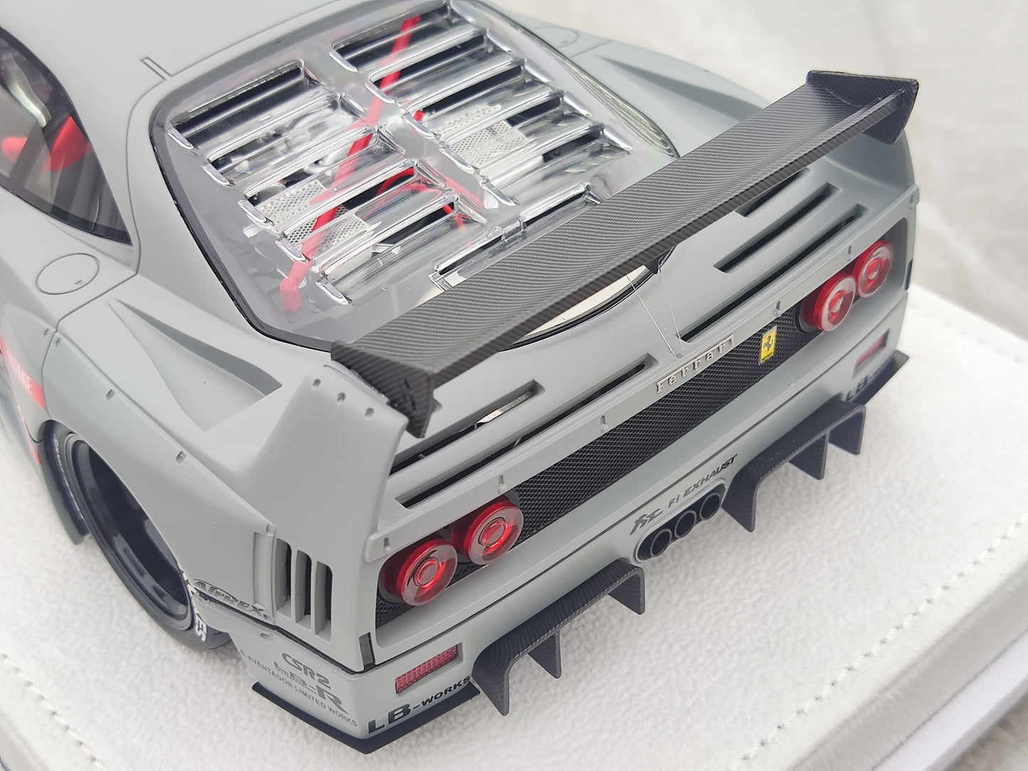 BBA MODEL 1/18 Ferrari F40 Combat Gray Limited Edition Car Model BBA016
