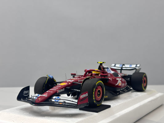 BBR 1/18 Ferrari Hamilton Monaco GP 2025 Red P18267C44