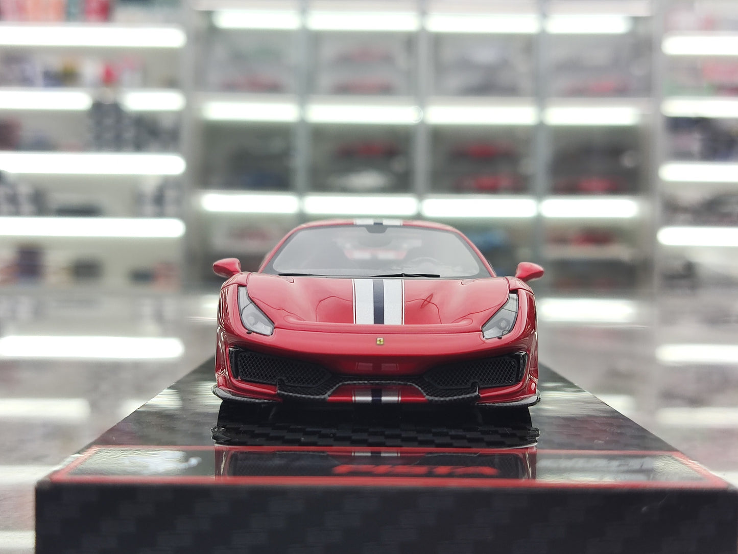 BBR 1/43 Ferrari 488 Pista F1 Red Resin Model SUMS001A