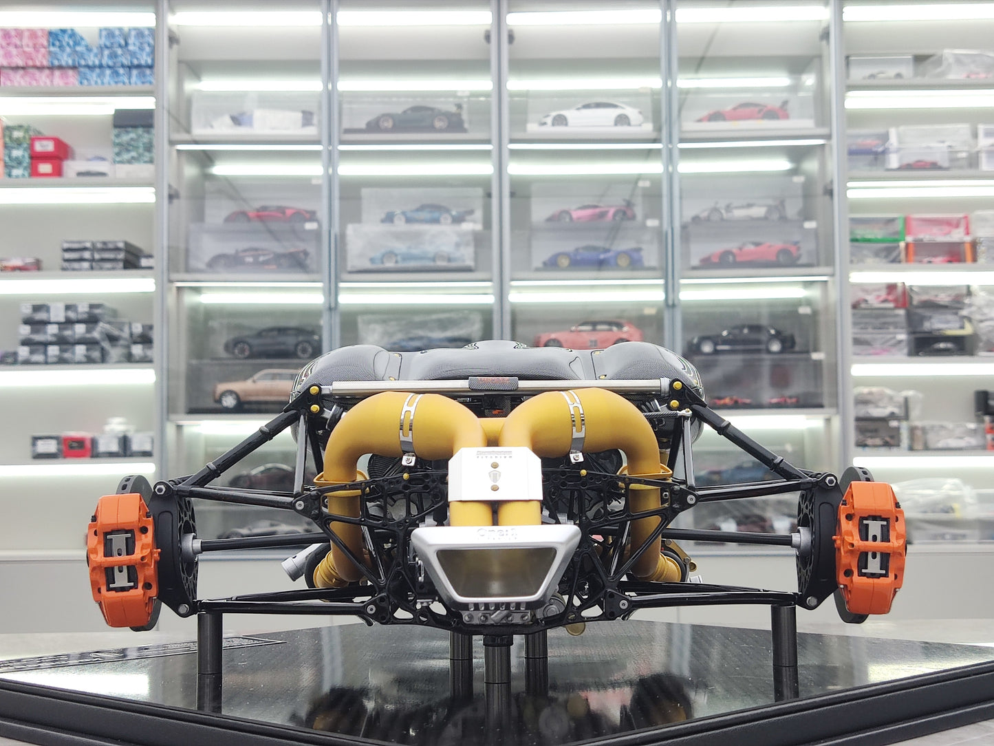 FRONTIART 1/6 Koenigsegg ONE:1 Engine Gold FA20221123-1