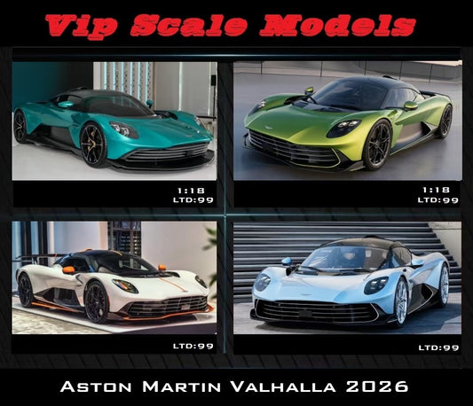 Vip Scale Models 1/18 Aston Martin Valhalla 2026 Resin Model