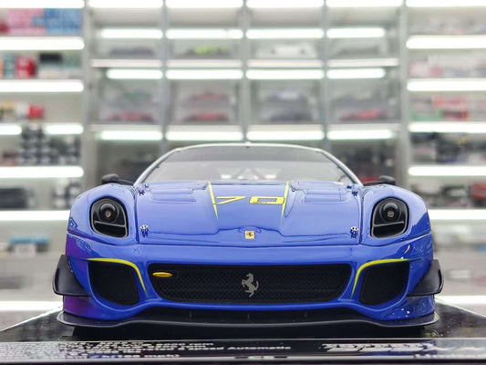 CE 1/18 Ferrari 599 XX EVO #70 Blue Model Car JS-CE021