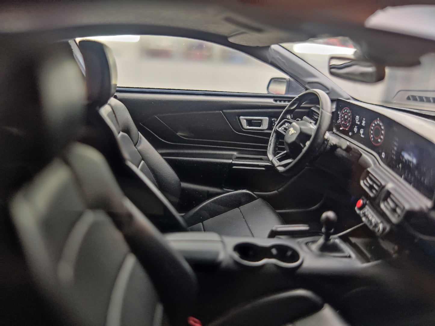 TOPSPEED 1/18 Ford Mustang Dark Horse 2024 blua modelaŭto TS0552