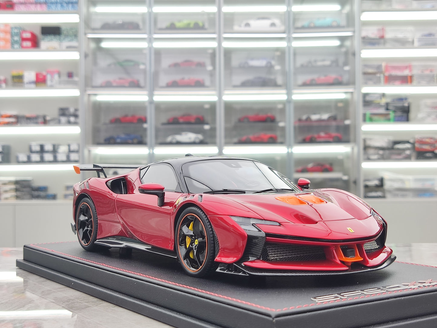 STRADA MODELLO 1/18 Ferrari SF90 XX Metallic Red Limited Edition Model Car Ornaments STR002