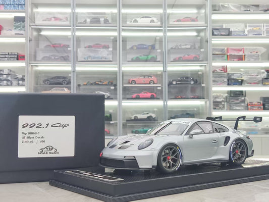 VIP 1/18 Porsche 911 GT3 CUP GT Silver VIP178