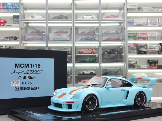 MCM 1/18 Porsche Singer DLS Turbo Carbon Base with Bay Wing and High Rear Wing MCM012