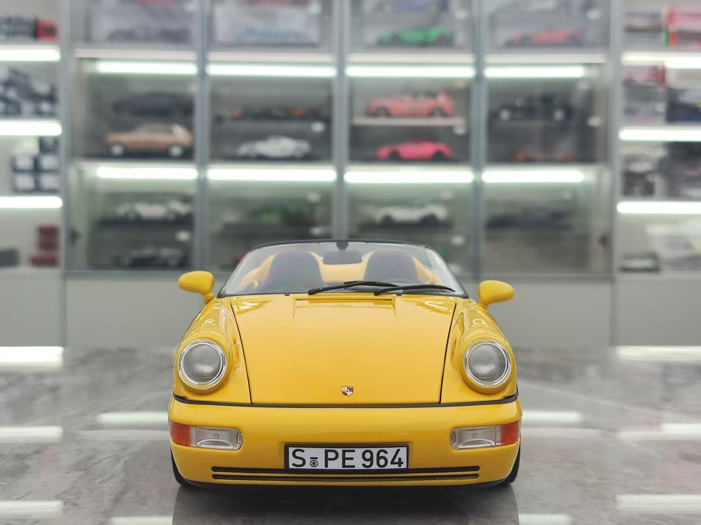 NOREV 1/18 Porsche 911 Speedster Yellow Alloy Model 187130