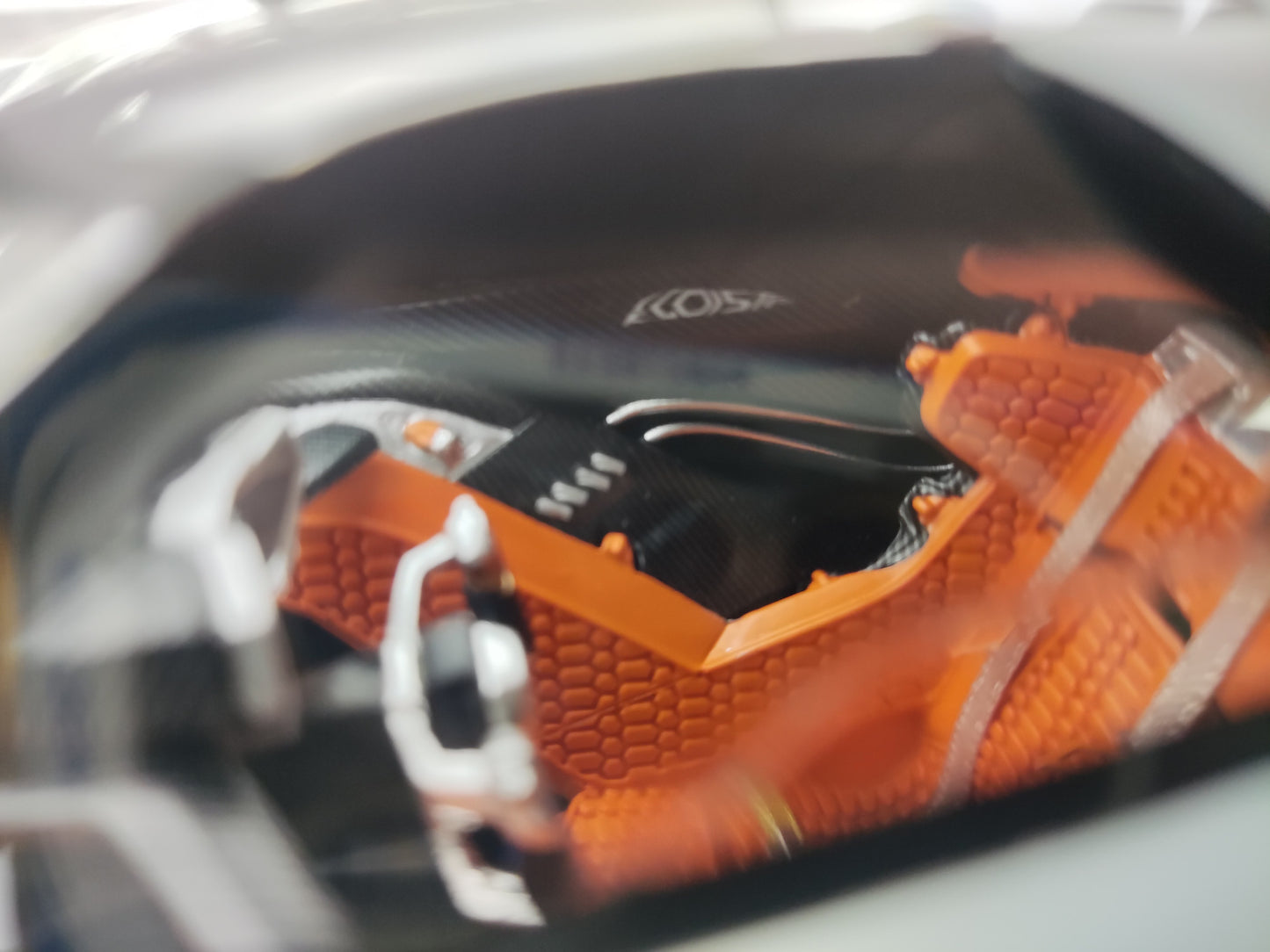 CE 1/18 Lamborghini Egoista Matte Gray Resin Car Model JS-CE003