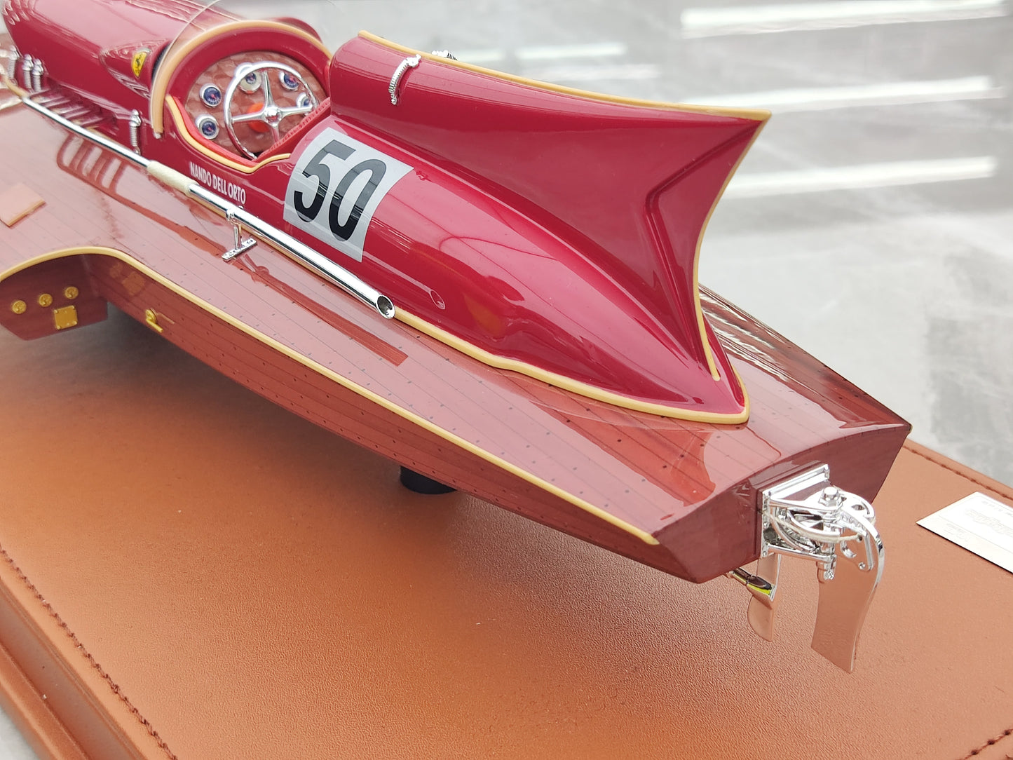 VMB 1/18 Ferrari Speedboat Red Model Decoration JS-VMB006