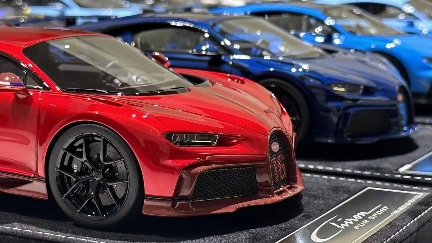HH Model 1/18 Bugatti Chiron Pur Sport Limited Edition Model Car Collectible