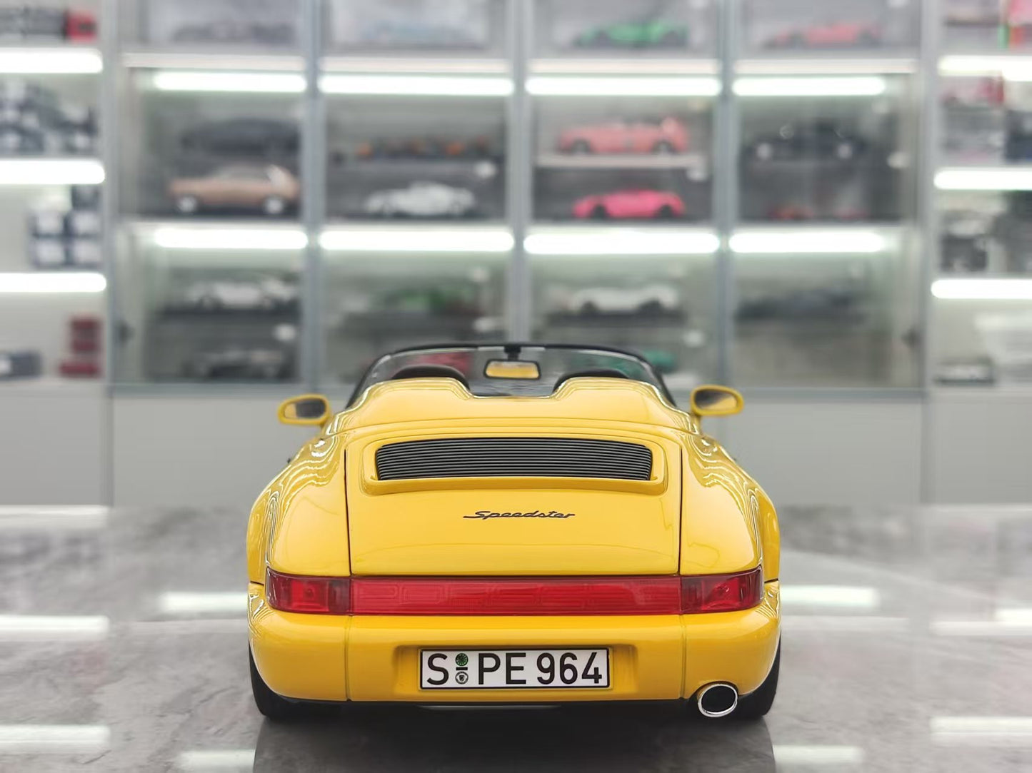 NOREV 1/18 Porsche 911 Speedster Yellow Alloy Model 187130
