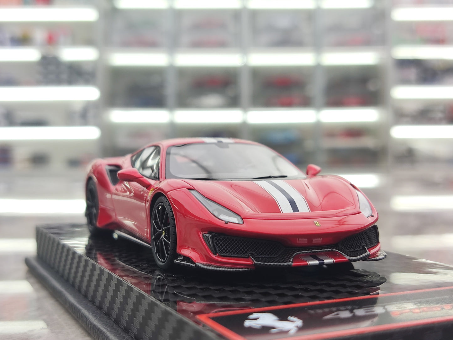 BBR 1/43 Ferrari 488 Pista F1 Red Resin Model SUMS001A