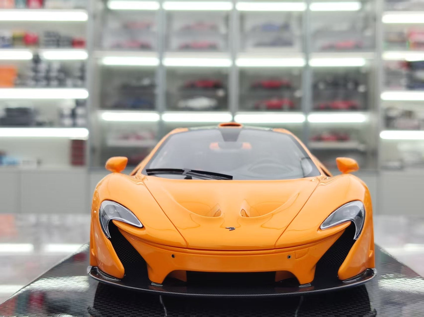 DM 1/18 McLaren P1 Orange Silver Wheel Custom Edition MP999B