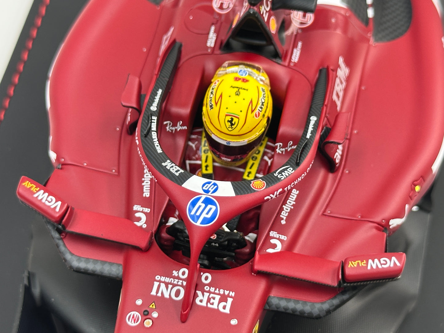 BBR 1:18 Ferrari SF25 – Monaco GP Race Finish: 5th Place (#44) P18267C44DIE