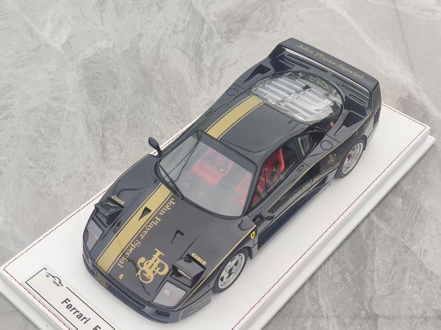 GL 1/18 Ferrari F40 Black JS-GL017