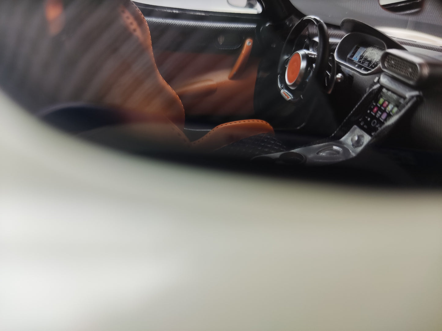 FRONTIART 1/18 Koenigsegg REGERA Crystal White FA094