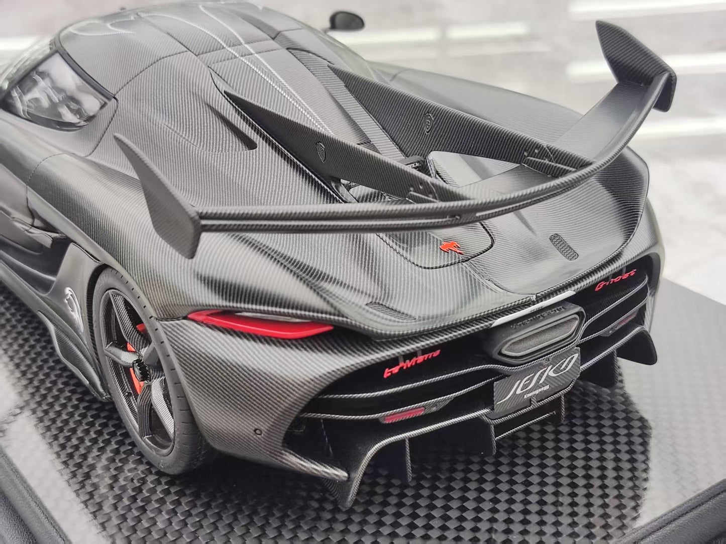 FRONTIART 1/18 Koenigsegg JESKO 7286 Full Carbon Resin Car Model FA166