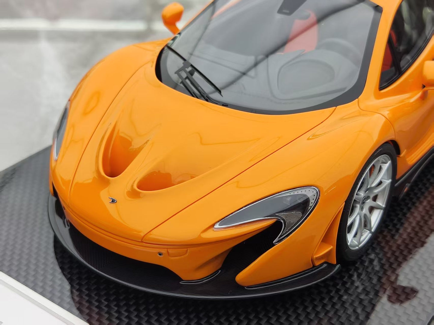DM 1/18 McLaren P1 Orange Silver Wheel Custom Edition MP999B