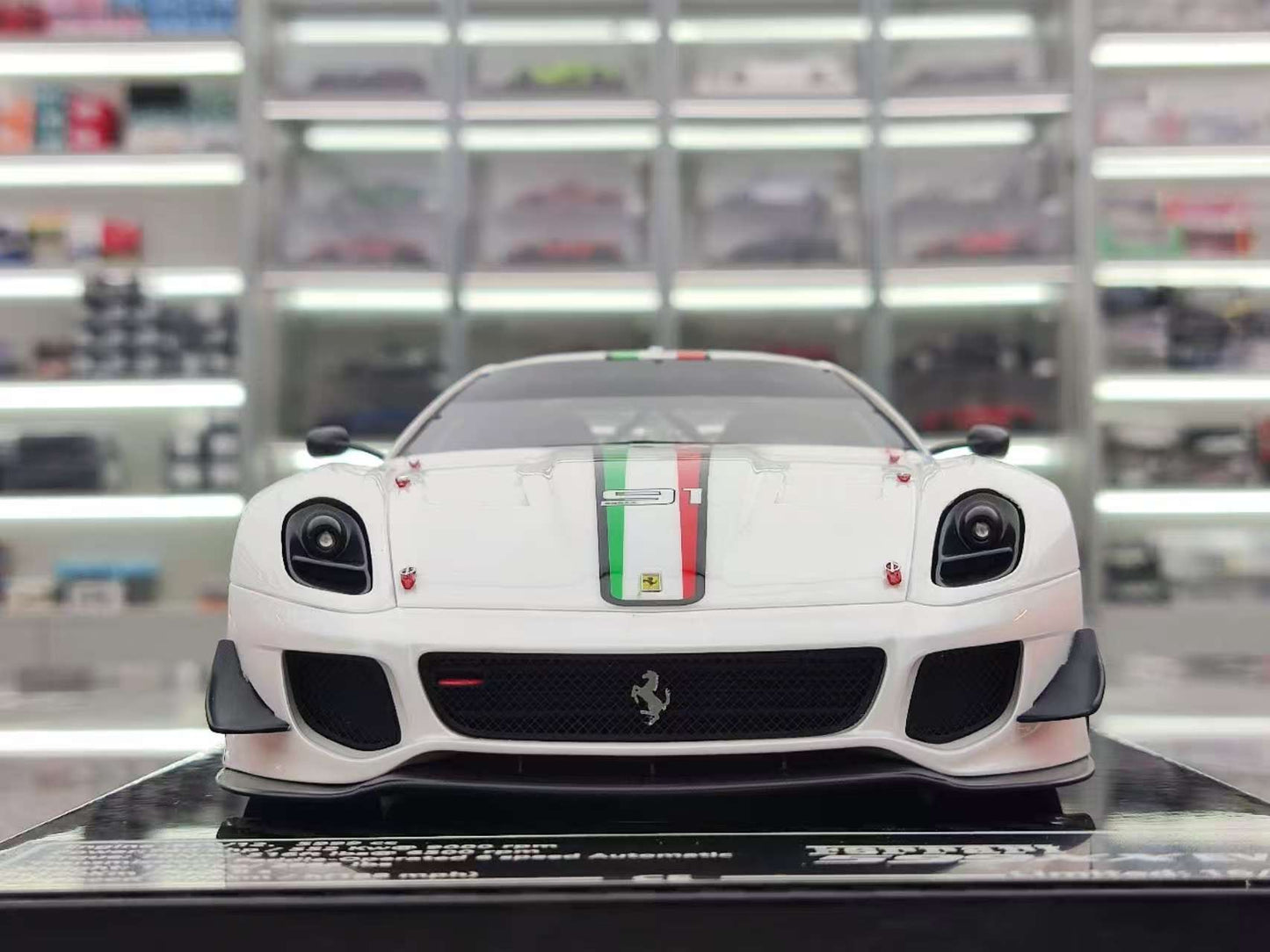 CE 1/18 Ferrari 599 XX EVO #91 White Resin Model JS-CE018