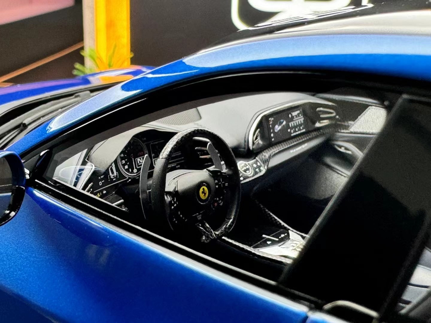 BBR 1:18 Ferrari Purosangue Blu Corsa 10/10 DDJ008