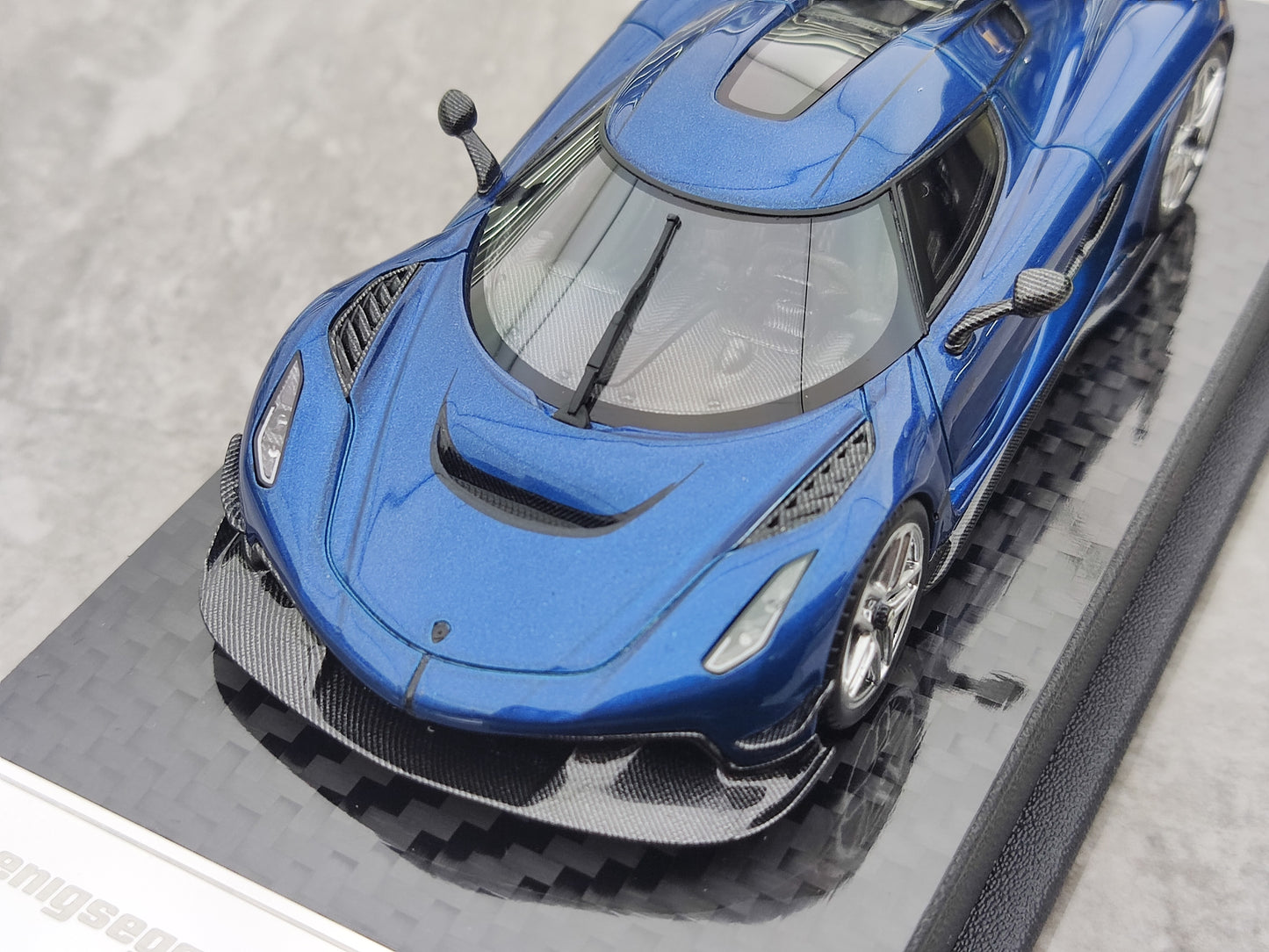 FRONTIART 1/43 Koenigsegg Jesko Gold Ball Blue FA132