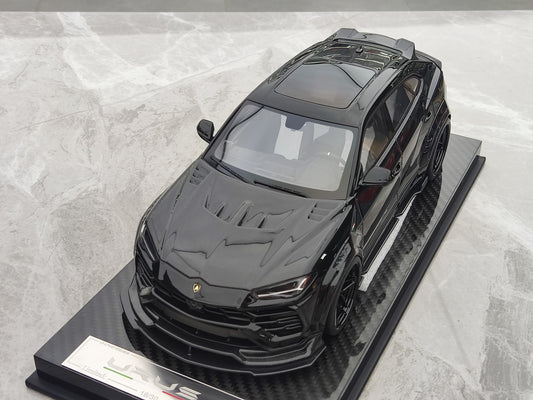 UU 1/18 Lamborghini URUS Black Simulated Car Model Decoration JS-UU009