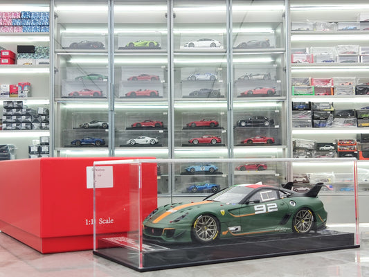 CE 1/18 Ferrari 599 XX EVO #92 Green Resin Car Model JS-020