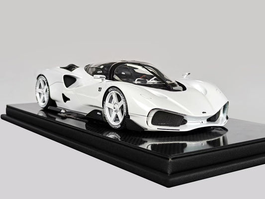 Frontiart 1/18 Nilu27 White Limited Edition Simulated Model Car