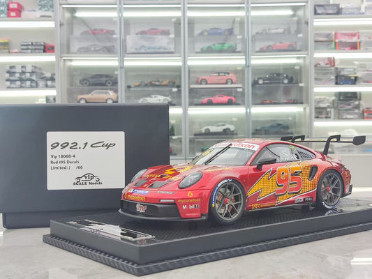 VIP 1/18 Porsche 911 GT3 CUP Lightning McQueen No. 95 VIP176